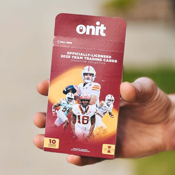 ONIT Iowa State University 2025 Football Trading Cards - Single Pack